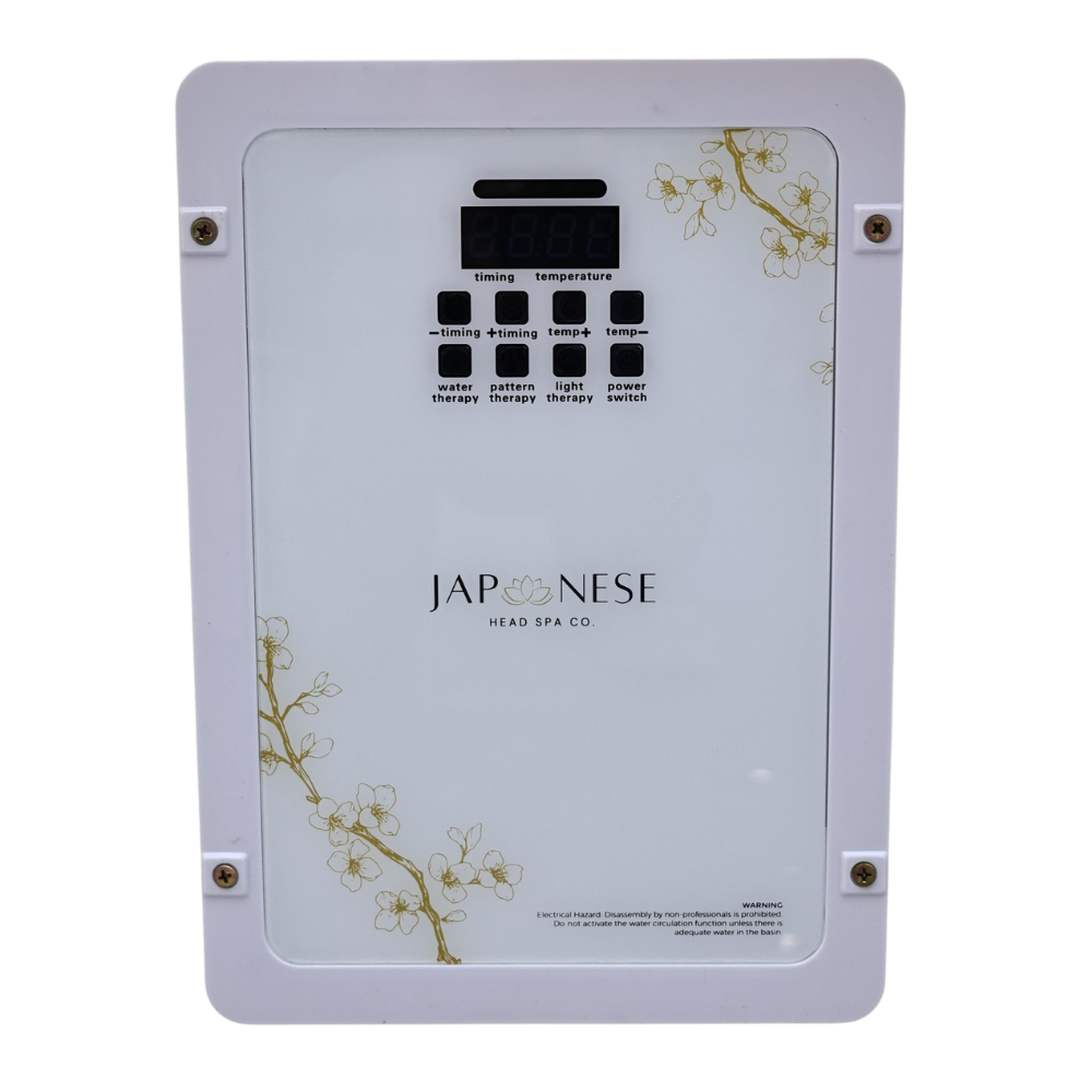 Unità Japanese Head Spa color crema con Letto Completo e Struttura Oro – Senza Impianto Idraulico