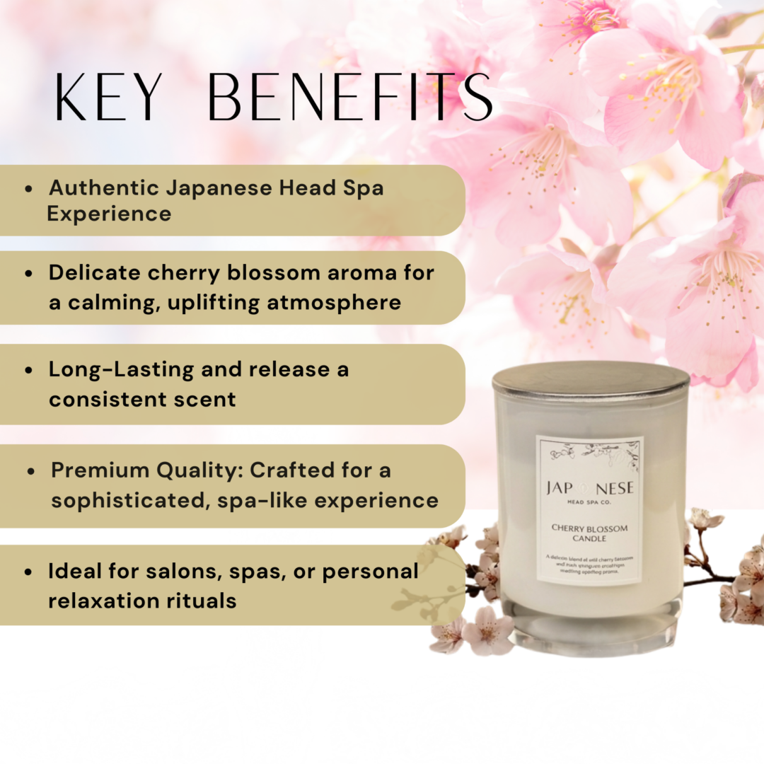 SALDI DI PRIMAVERA: JAPANESE HEAD SPA CO - CANDELA CHERRY BLOSSOM